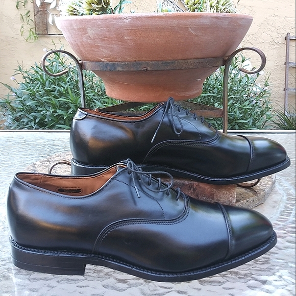 🆕 !!!!SOLD!!!! Allen Edmonds Black Cap Toe Oxford - Picture 7 of 13